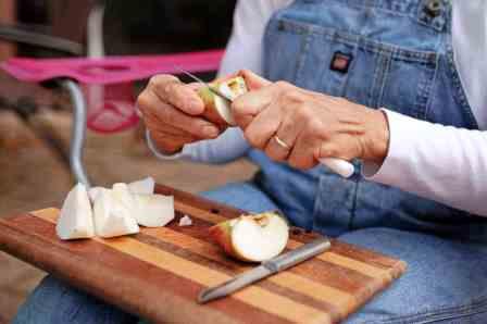 Peeling Apples for Apple Butter